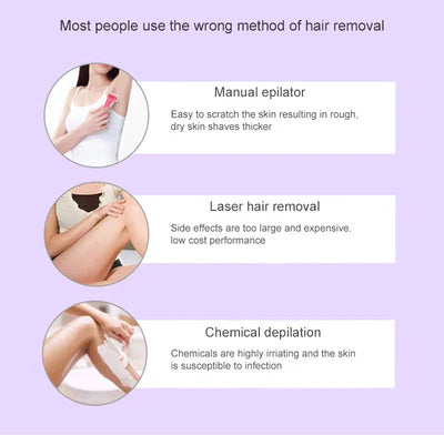 Bizzy Mart™Purple Epilator – آلة إزالة الشعر البنفسجية
