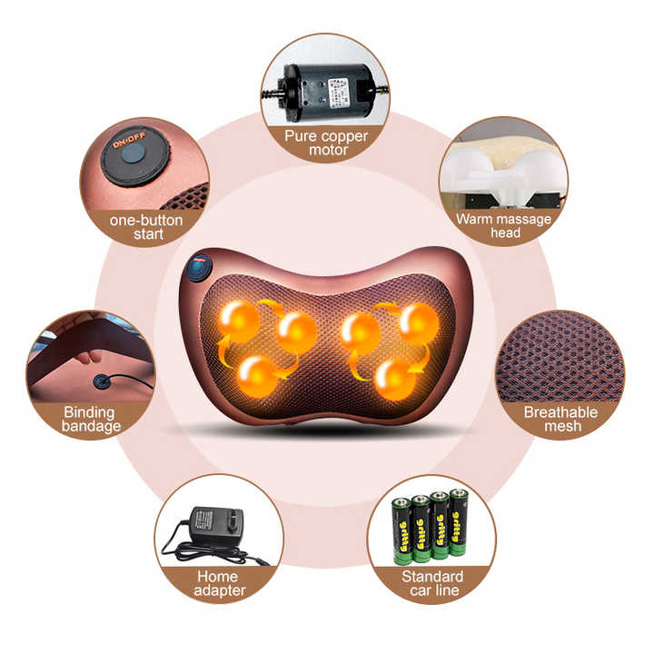 Bizzy Mart™  Electric Neck & Body Massage Pillow