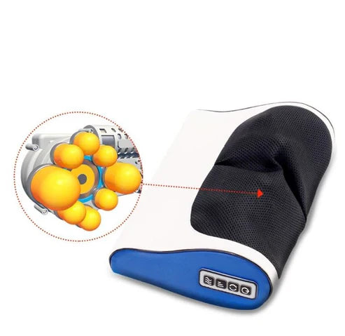 Bizzy Mart™ Red Pillow Massager – جهاز تدليك الوسادة الحمراء