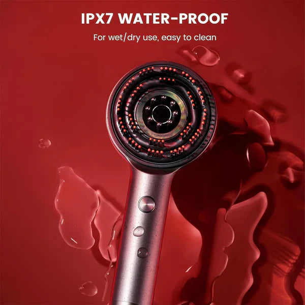 Bizzy Mart™ Scalp Massager Brush (Red) – فرشاة تدليك فروة الرأس (حمراء)